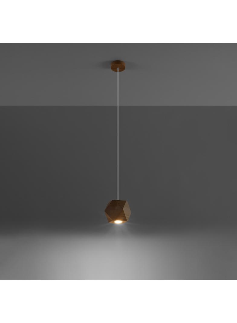Sollux Lampa wisząca WOODY naturalne drewno SL.1011