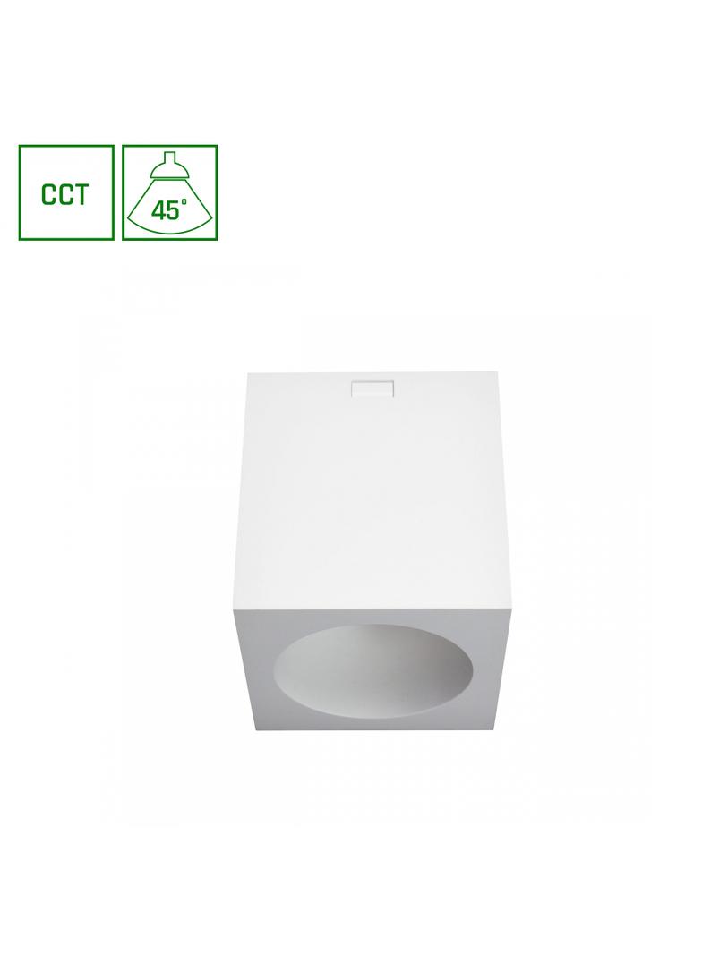 CHLOE COMPLETE NATYNKOWA 7W CCT 230V 45ST IP20 UGR<19 90x90X100MM BIAŁY KWADRATOWA