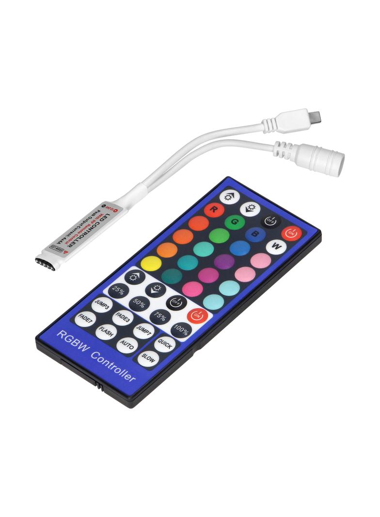 Sterownik LED RGBW IR 12V 8A 96W z pilotem 40 przycisków