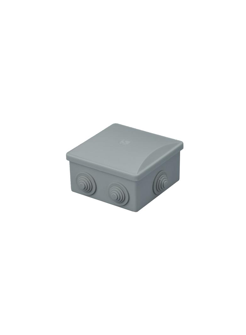 Puszka 80 x 80 x 40 klik, 6 dławików, IP 44 S-BOX 036O PAWBOL