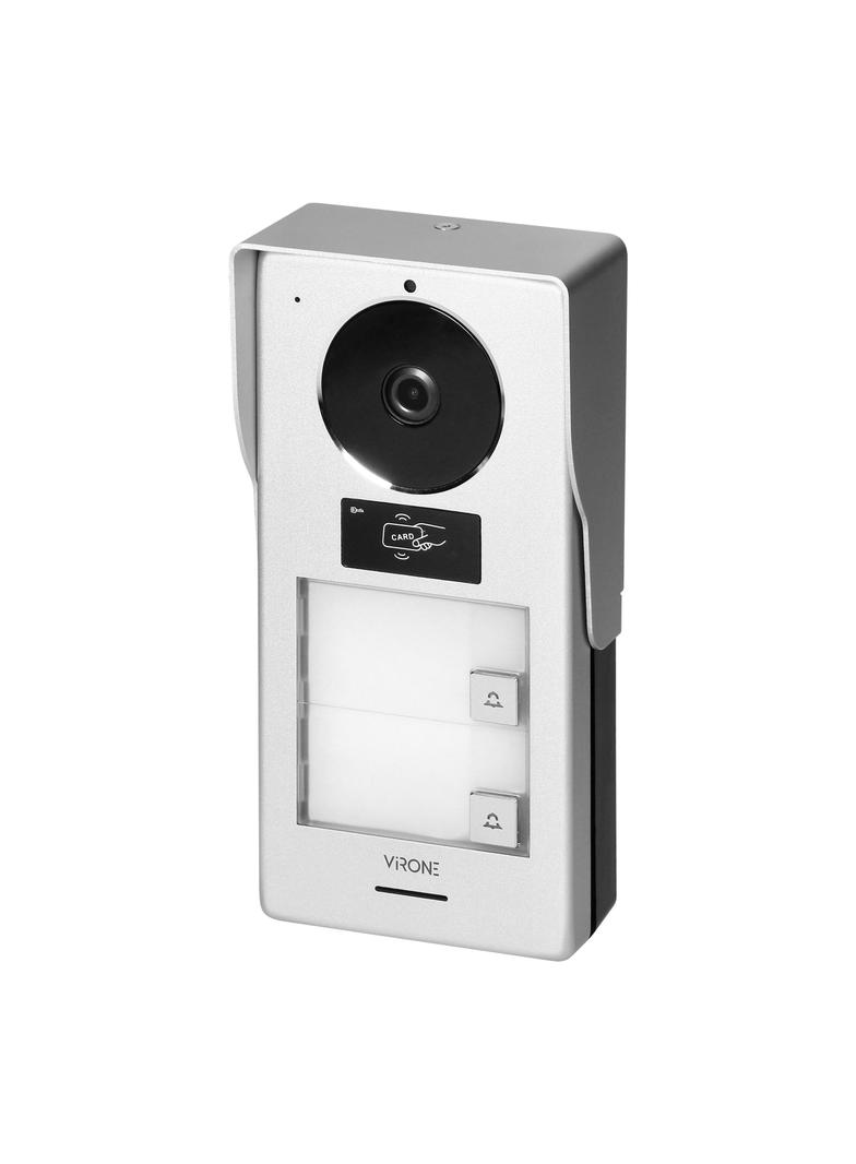 Wideodomofon Dwurodzinny WIFI Domofon breloki 2 monitory 7 cali aplikacja TUYA ORNO