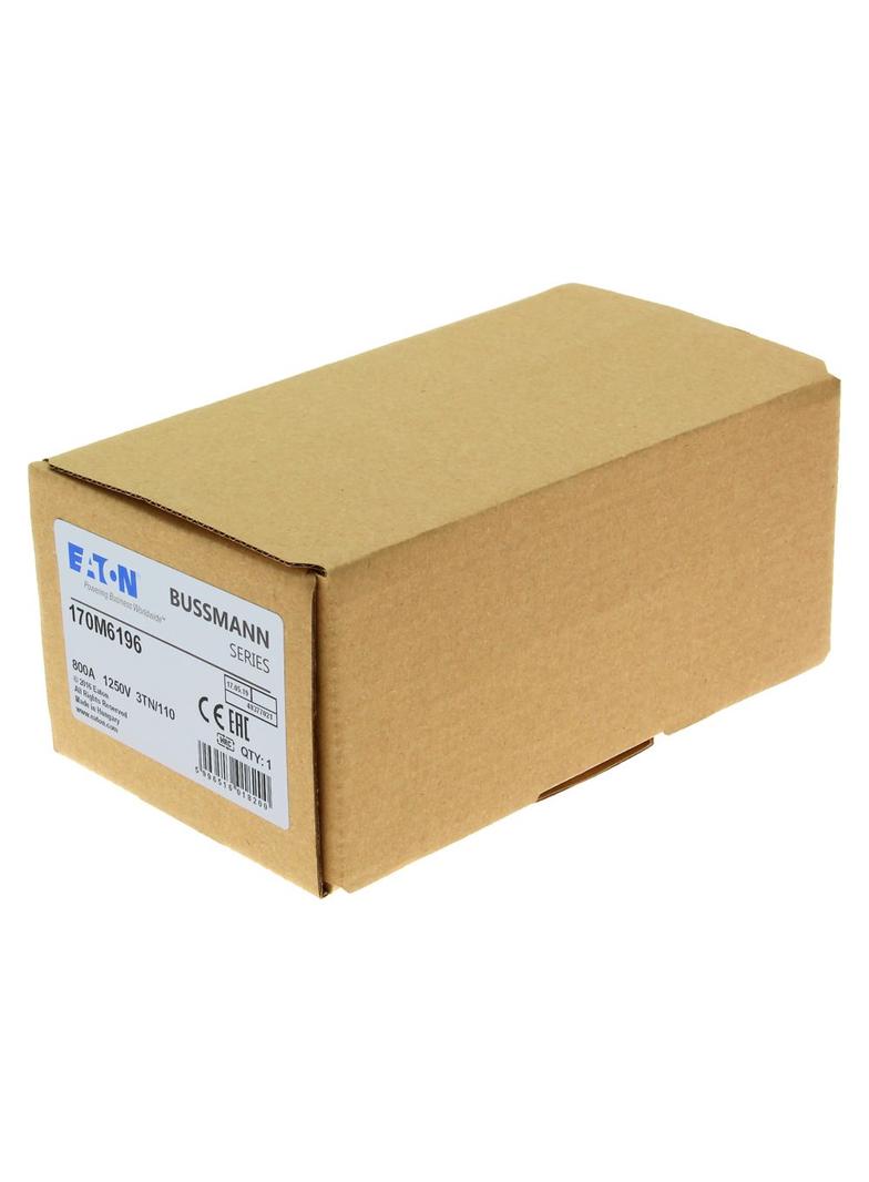 FUSE 800A 1250V 3TN/110 AR Wkładka szybka 800A AC 1250V rozmiar 3 76x90x139 mm aR DIN IEC, 170M6196