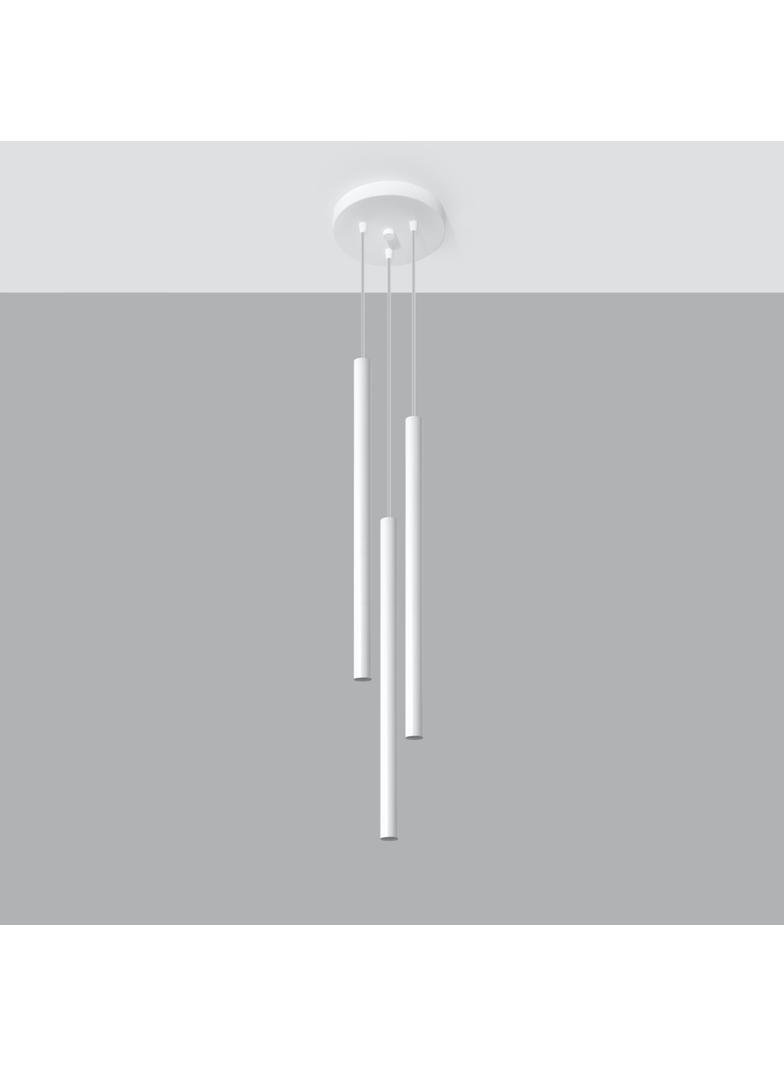 Sollux Lampa wisząca PASTELO 3P biała SL.0467