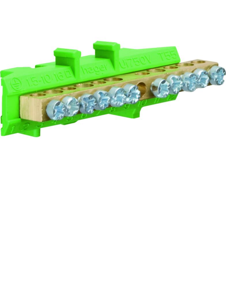 Listwa przyłączeniowa z cokołem ochronna 5x16+6x10 mm2 KM11E HAGER