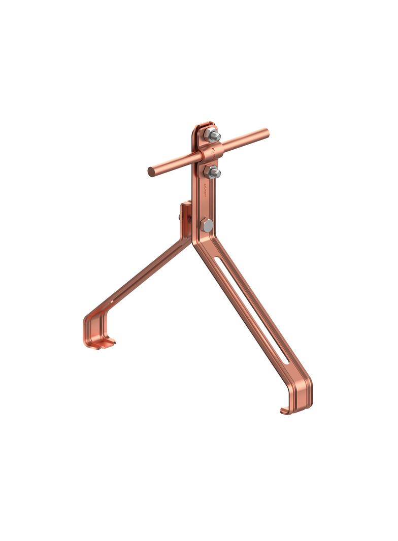 AN-151P/CU/-N Uchwyt gąsior.prof. Z-śruba WZÓR 20 H=10 cm /CU/