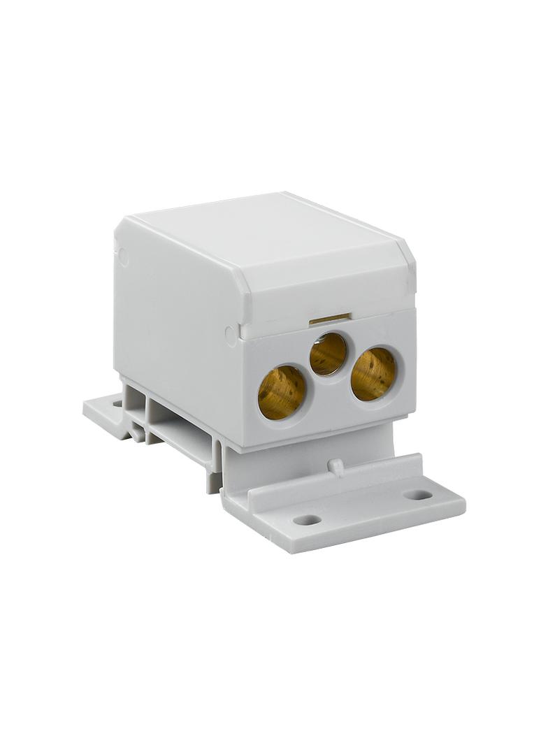 Blok rozdzielczy 2x4-70mm2-2x4-50mm2-1x4-25mm2 szary DB6-48.4 OPATÓWEK