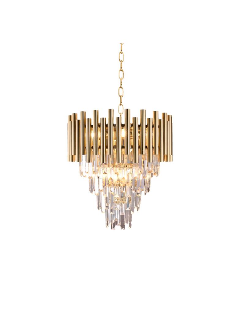 lampa wisząca Madison 9xE14 złota ML5992 Milagro