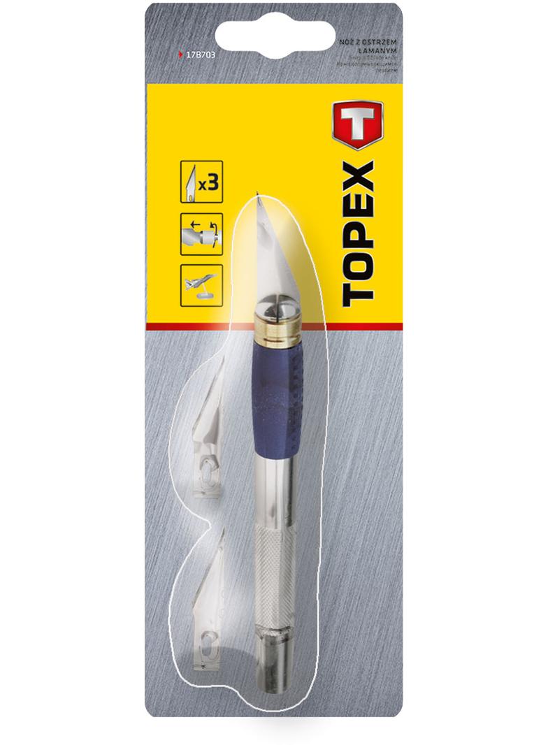 Nóż modelarski, 3 ostrza