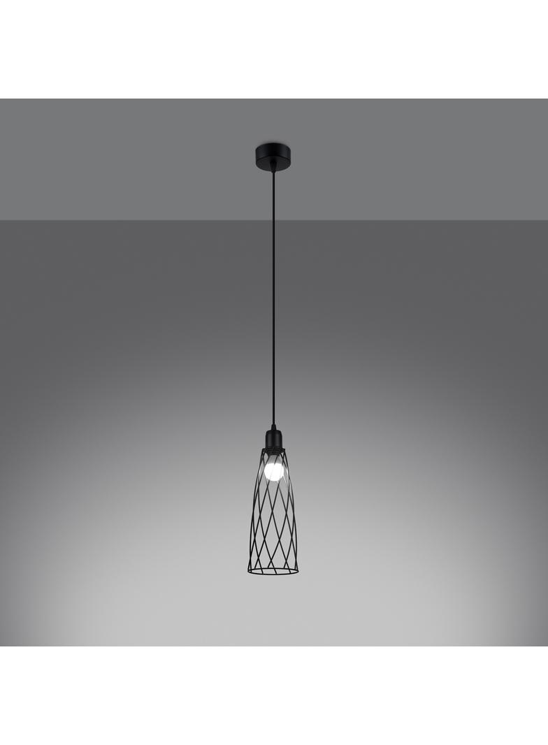 Sollux Lampa wisząca SUBA 1 czarna SL.1165