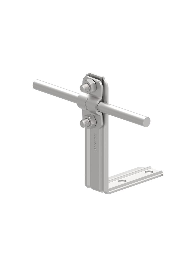 AN-10R/OH/-N Uchwyt kątowy prosty H=10cm Z-śruba /OH/