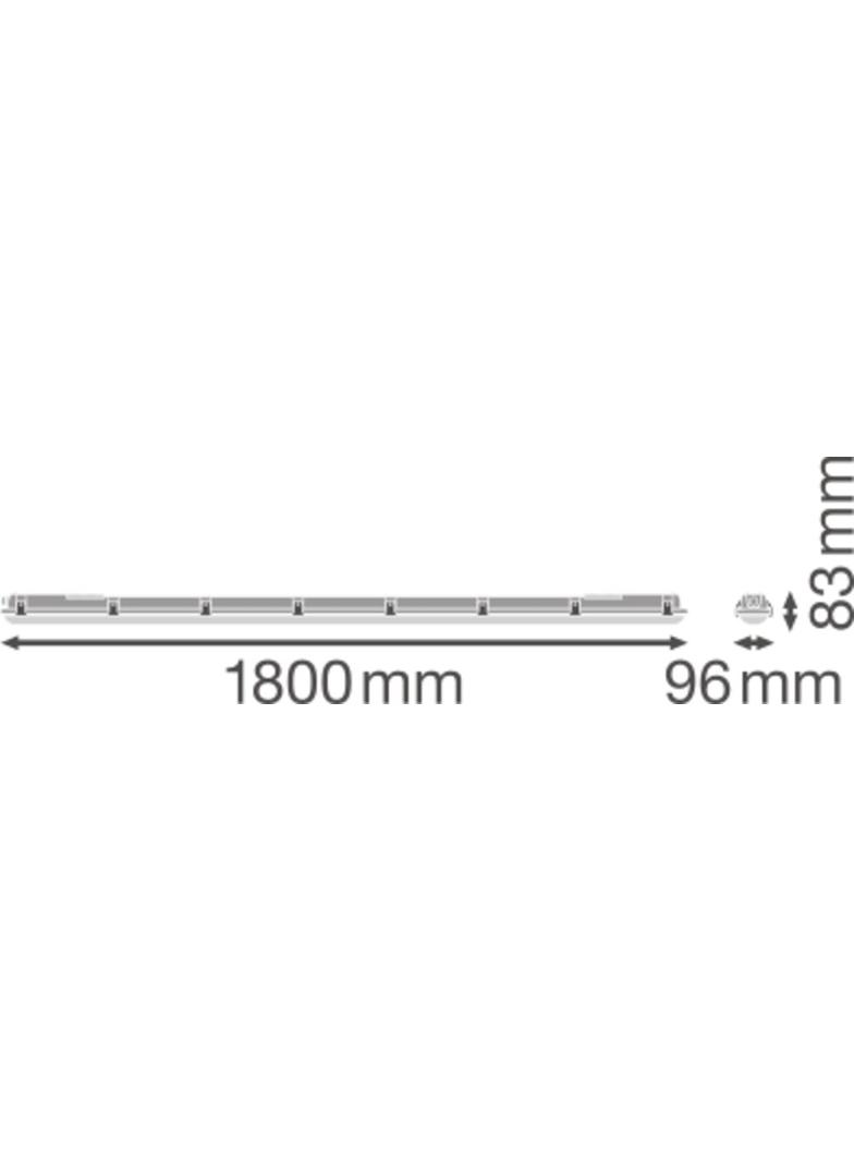 Oprawa DAMP PROOF LED VALUE 1800 70W 4000K IP65