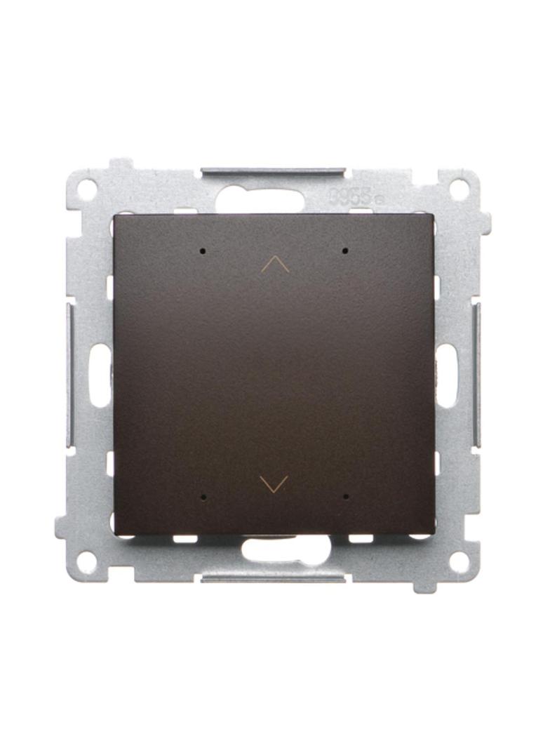 Simon 54 Lokalny sterownik roletowy z automatyczną kalibracją i programowalną pozycją ulubioną brąz