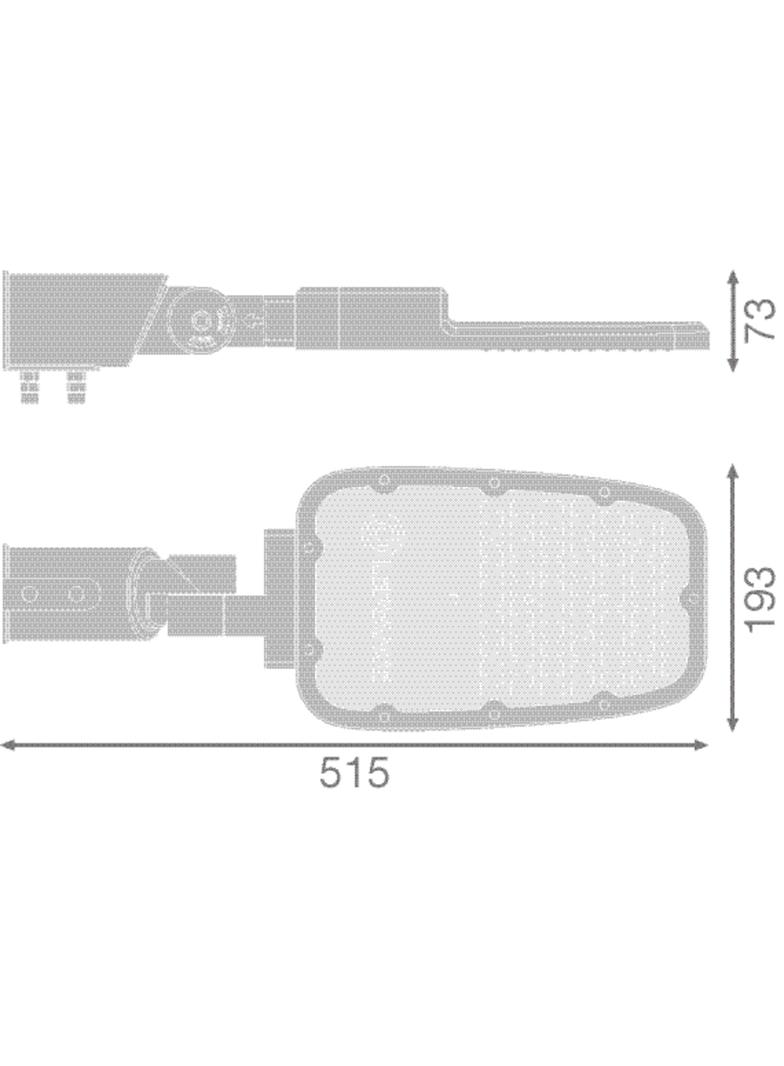 Oprawa STREETLIGHT AREA MD V 65W 727 RV20ST GY