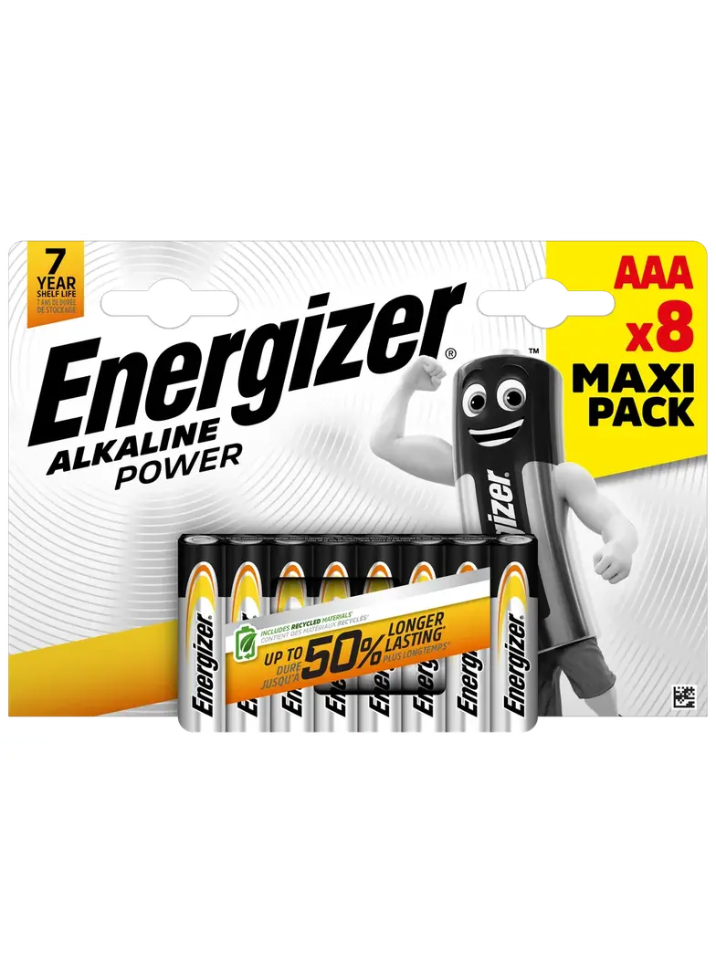BATERIA ENERGIZER ALKALINE POWER AAA LR03 /8