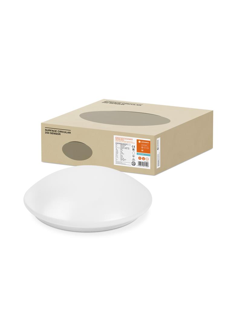 Plafon LED SURFACE CIRCULAR 250 SENSOR 13W 840 IP44 4058075617926 LEDVANCE