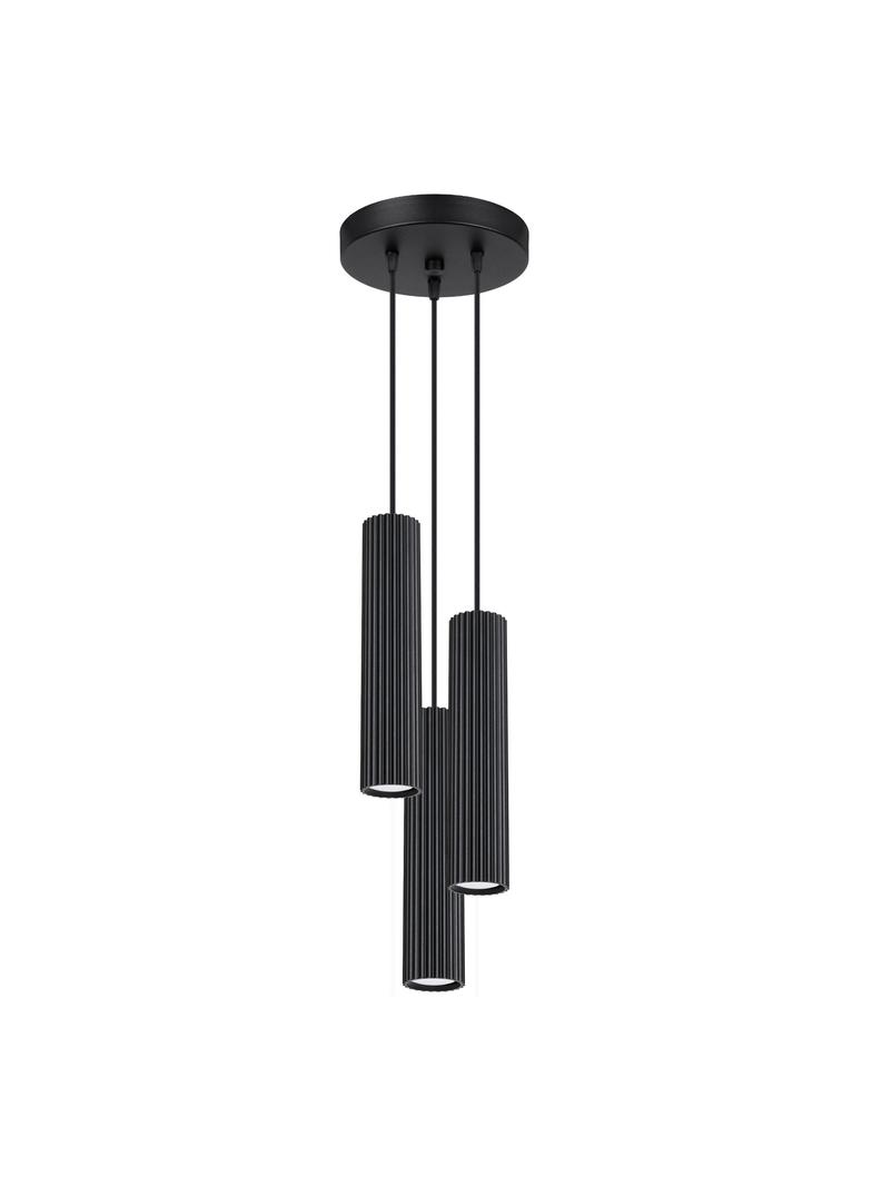 Sollux Lampa wisząca KARBON 3P czarny SL.1576