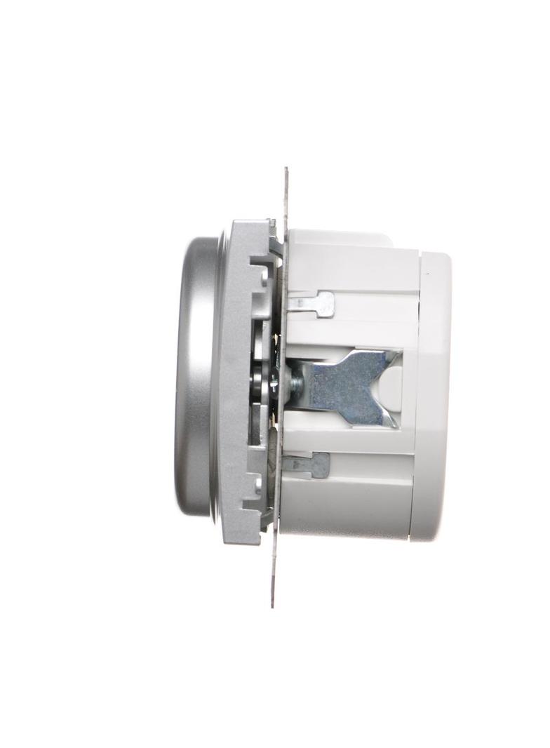 Simon 54 Ściemniacz obrotowy dwubiegunowy do LED ściemnialnych 230V 5-215W srebrny mat *Wymagana instalacja 4-przewodowa DS9L2.01/43 KONTAKT