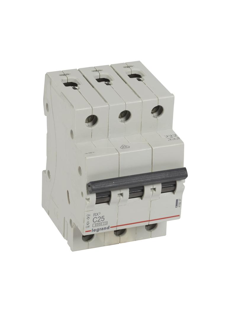 Wyłącznik Nadprądowy 3P C25A 6kA AC S303 RX3 419237 LEGRAND