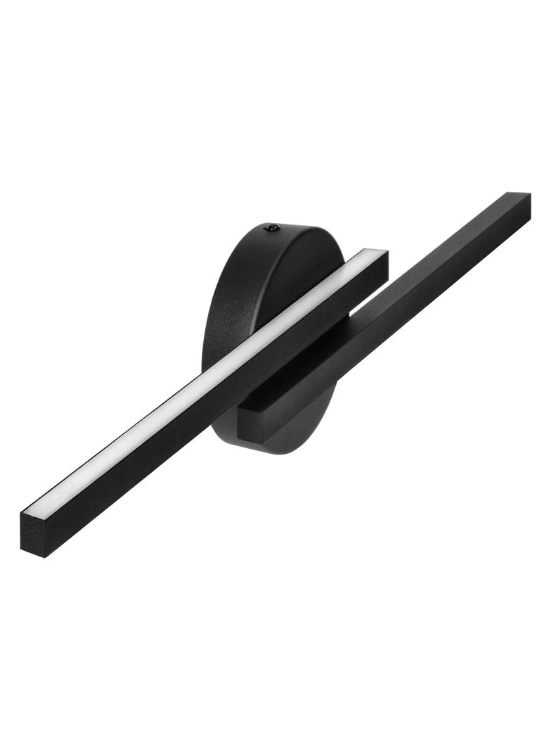 TEKANO LED 14W, lampa nad lustro, 1540lm, 4000K, IP44, dł. 55 cm, aluminium, czarna