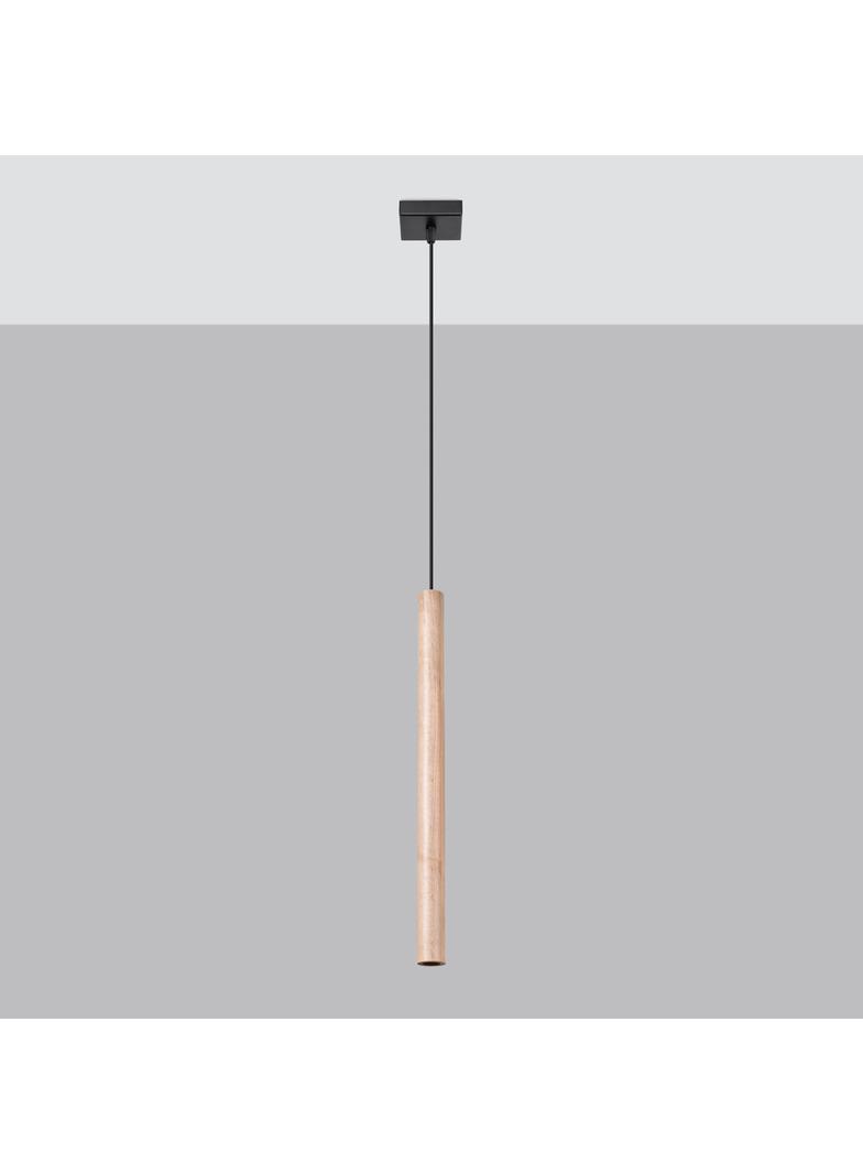Sollux Lampa wisząca PASTELO 1 drewno SL.1266