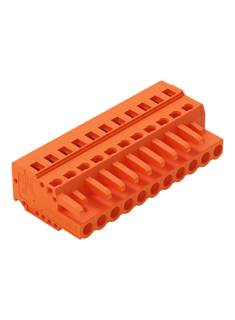Gniazdo MCS-MIDI Classic 11-biegunowe pomarańczowe raster 5,08mm /25szt./ 231-311/026-000 WAGO