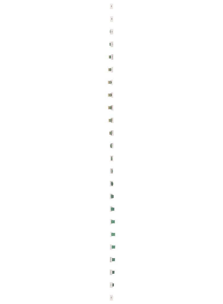Simon Connect Płytka K45/2 złącza USB typ A żeńskie 225x45mm + gniazdo zaciski śrubowe czysta biel K128B/9 KONTAKT