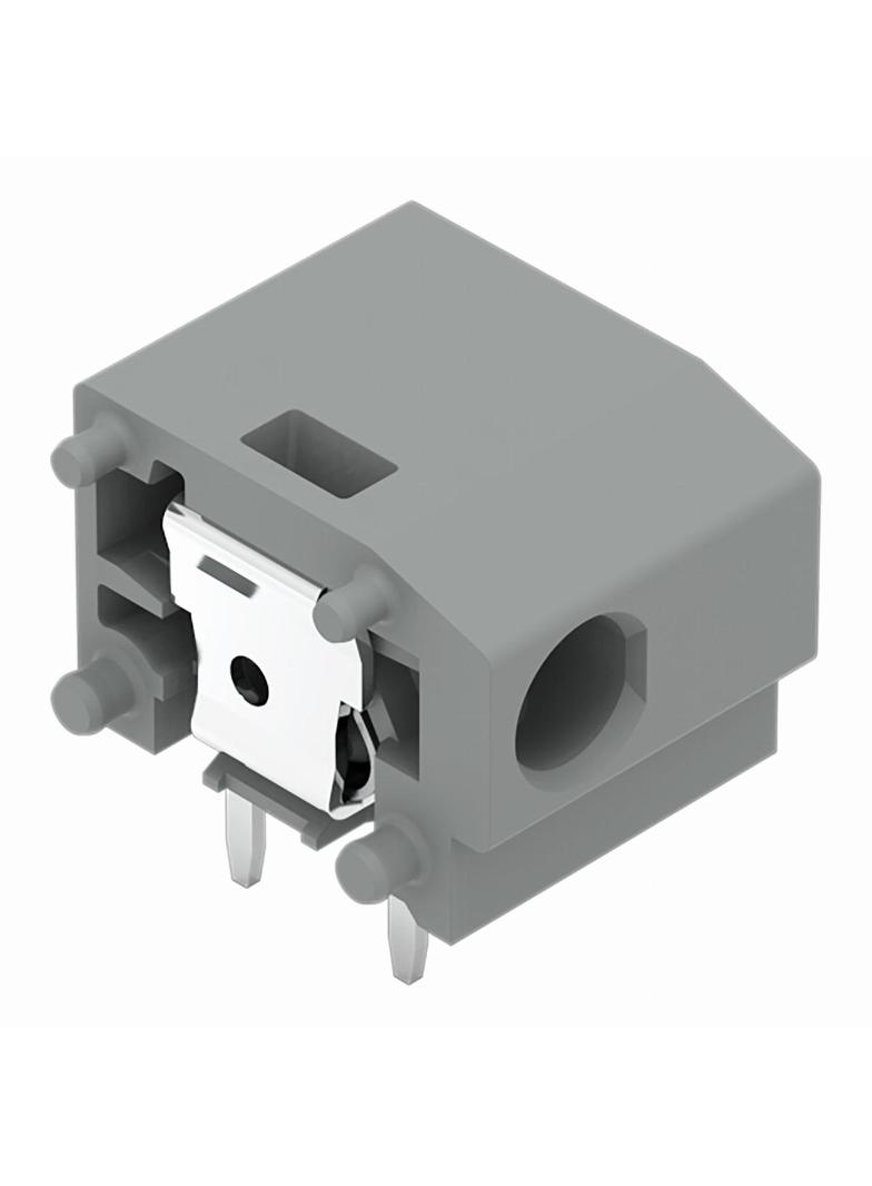 złączka do płytek drukowanych ciemnoszara raster 10/10,16 mm