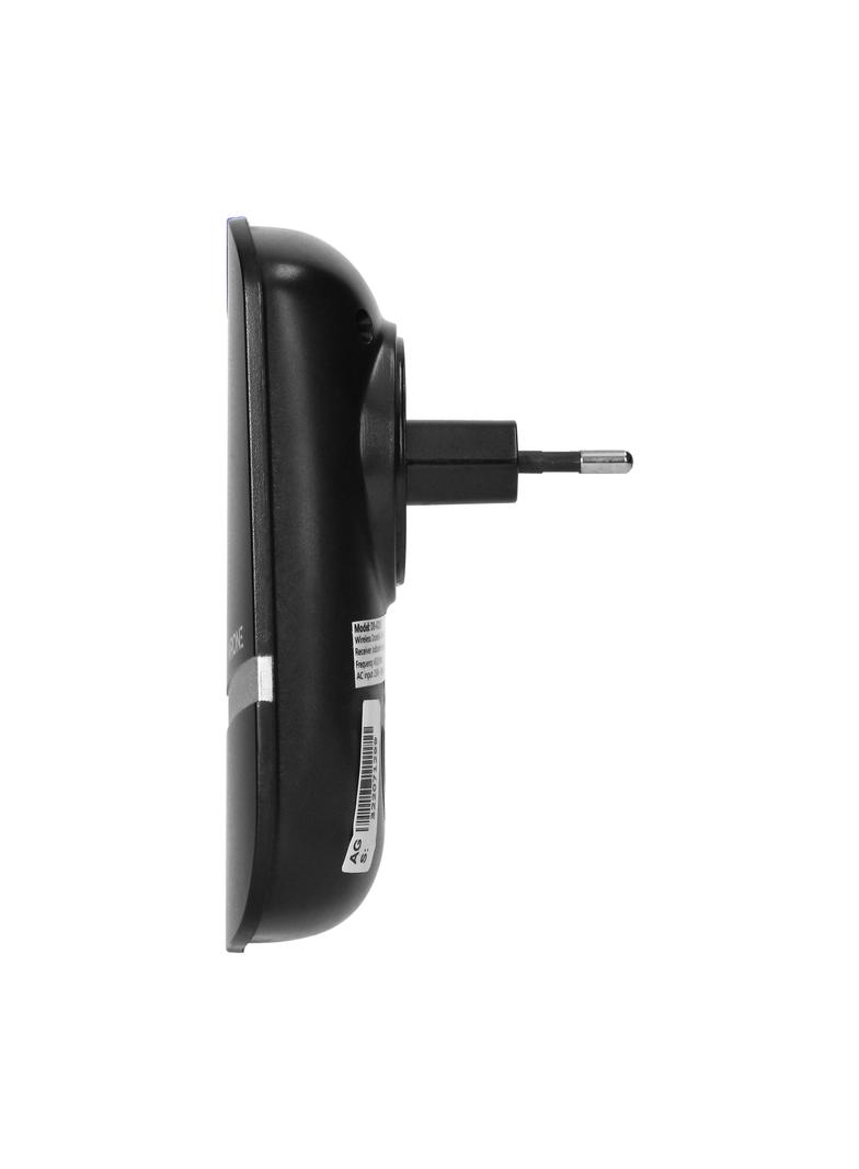 Dzwonek bezprzewodowy LAXAN AC sieciowy przycisk bezbateryjny 20 dźwięków 150m DB-4/B ORNO