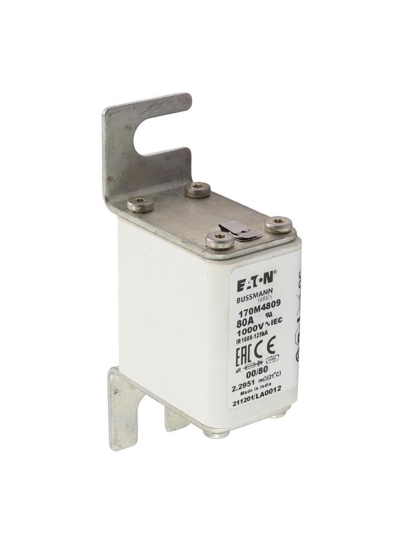 80A 1000V 00/80 aR INDICATOR FUSE Wkładka szybka 80A AC 1000V rozmiar 00 30x47x98 mm aR DIN 170M4809