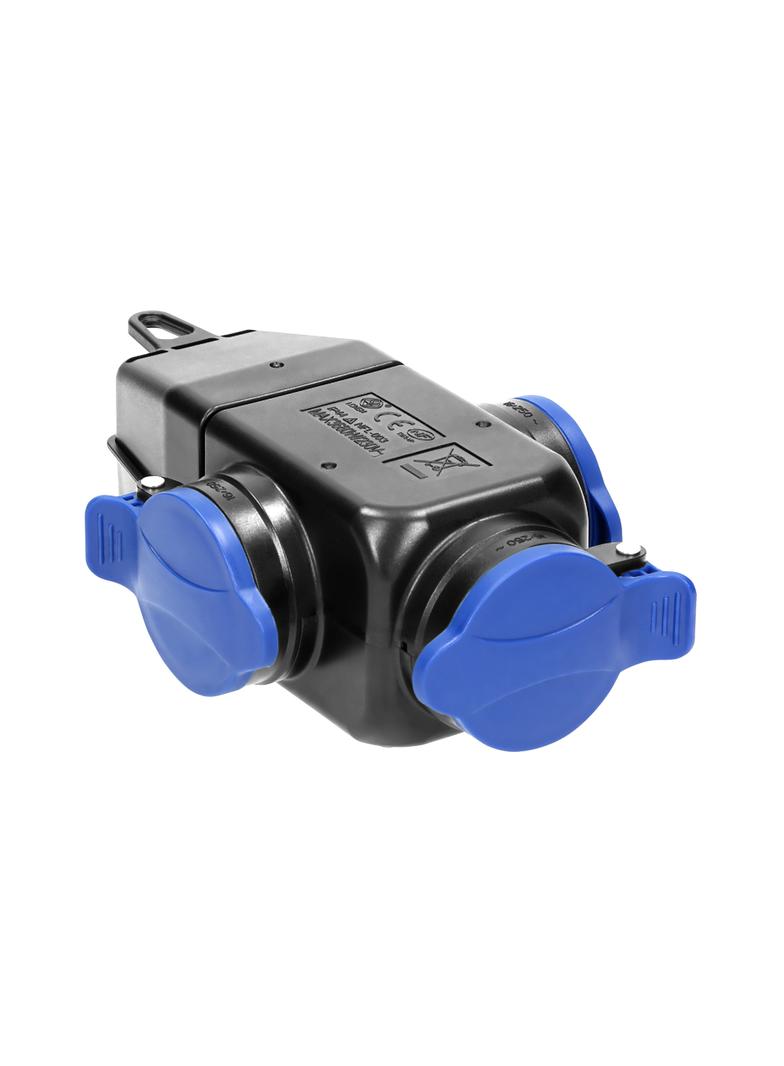 Rozgałęźnik bryzgoszczelny i odporny na uderzenia IP44 3x2P+Z 16A 230V AC OR-AE-1346 ORNO