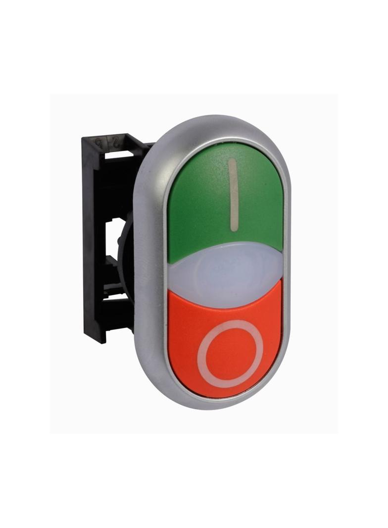 M22-DDLM-WS-X1/X0 Przycisk podwójny z samopowrotem i z możliwością podświetlenia 284832 EATON