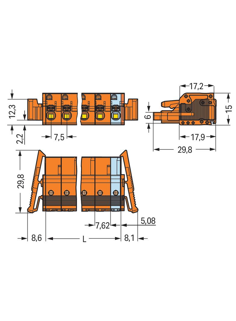 1-przewodowe gniazdo