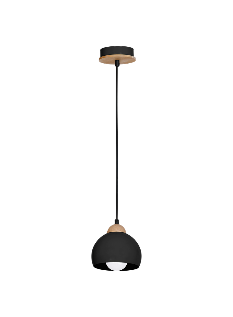 Milagro lampa wisząca Dama Black E27 MLP6540