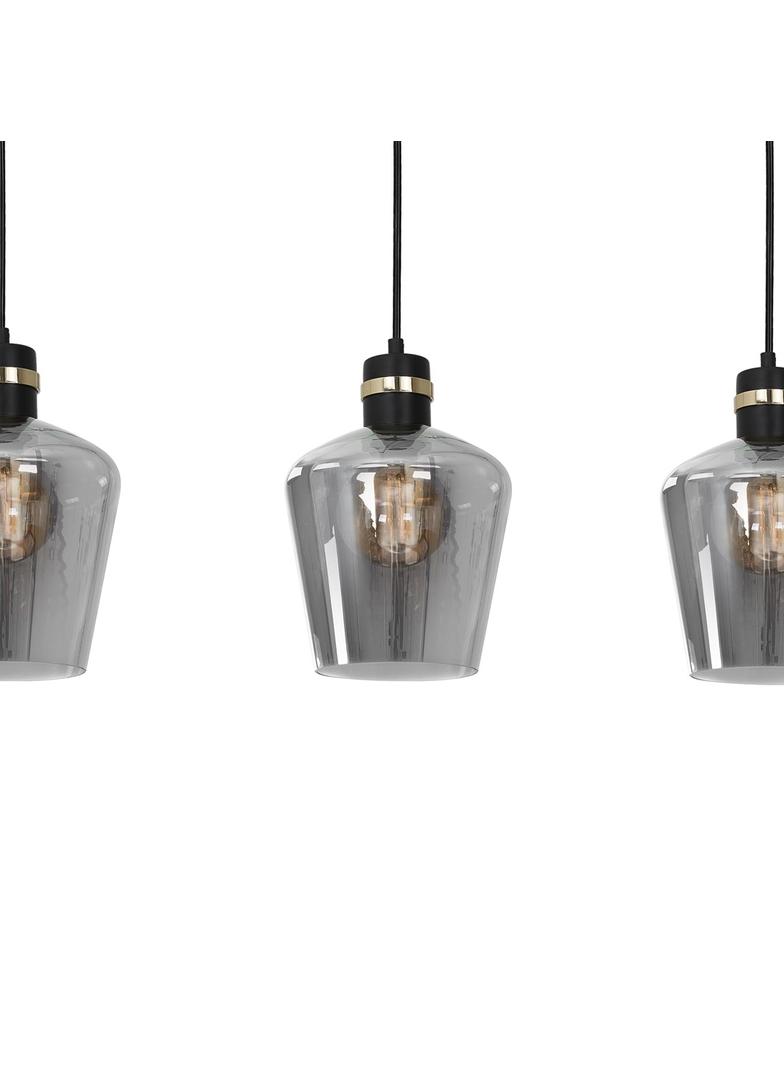 Milagro lampa wisząca Richmond 3xE27 czarno/złota MLP6539
