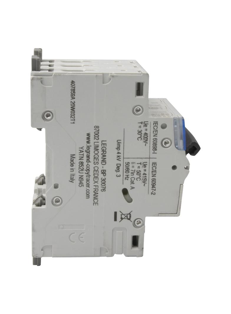 WYŁĄCZNIK NADPRĄDOWY S 303 3P C 16A 6000A SERII DX3, Legrand