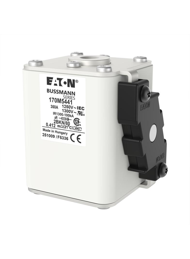 FUSE 350A 1250V 2BKN/80 AR CU Wkładka szybka 350A AC 1250V rozmiar 2 61x77x81 mm aR IEC UL 170M5441