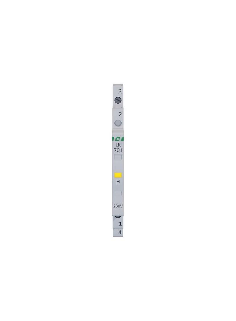 Lampka kontrolna zasilania 1/3S 1xLED żółta LK-701Y F&F