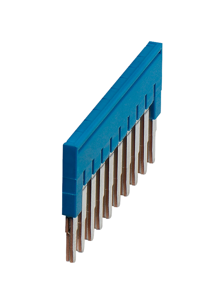 Złączki NSY, mostek do zacisków śrubowych 10 punktowy 2,5mm2 NSYTRAL210BL