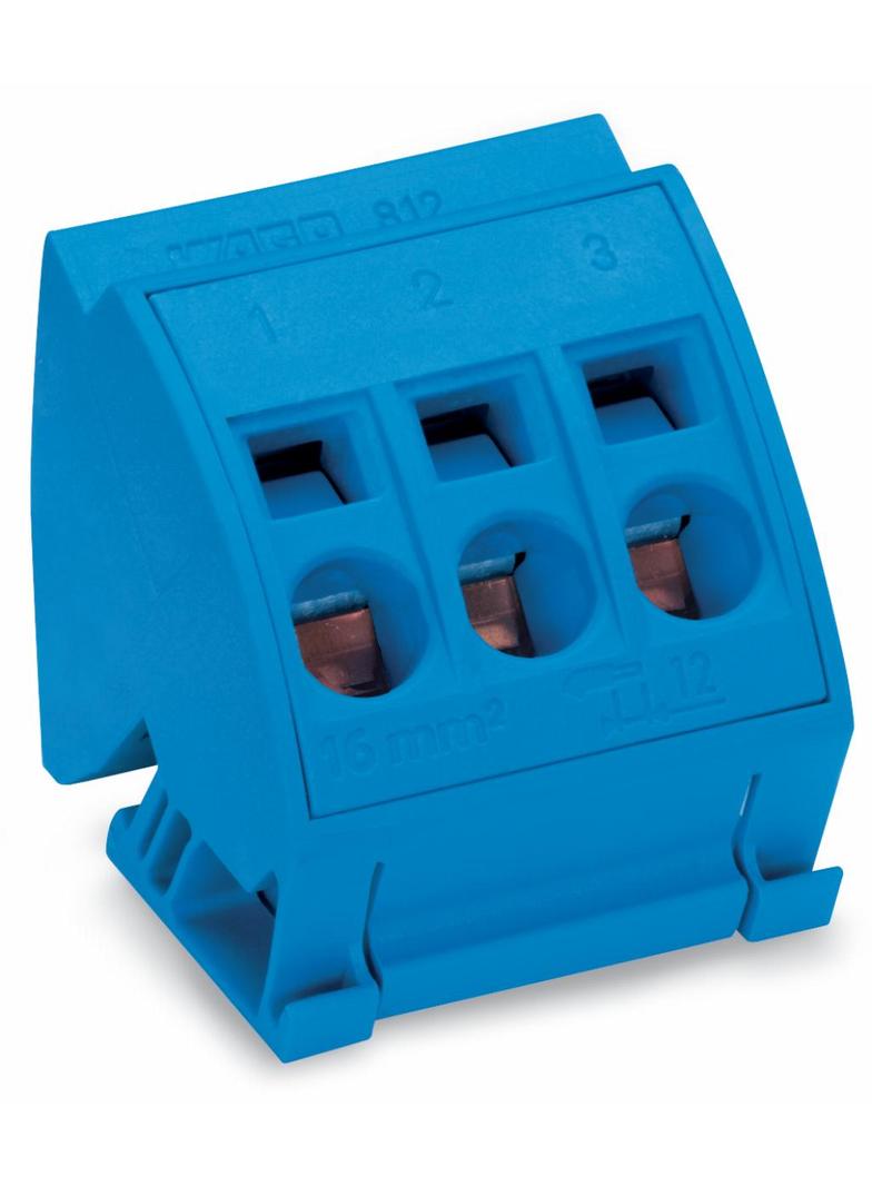 blok potencjałowy 16 mm2 jasnoszary