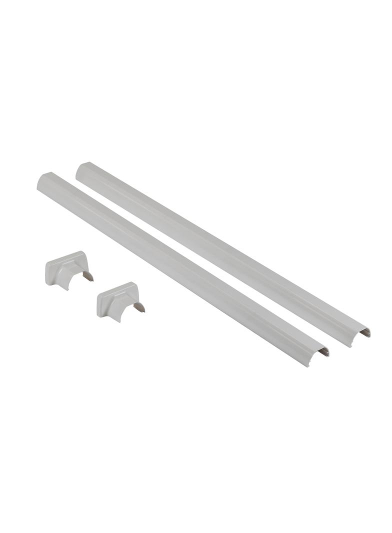 Zestaw wykończeniowy do kolumny 1 i 2-komorowej z teleskopowową regulacją, aluminiowy, Legrand