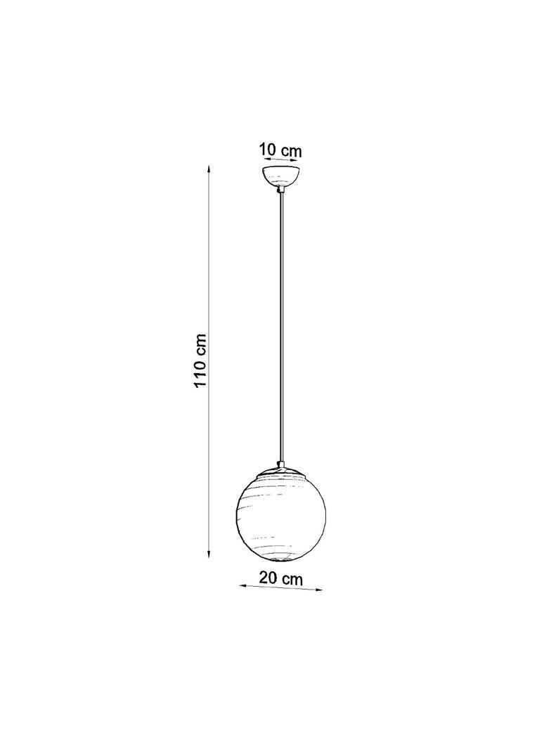 Sollux Lampa wisząca UGO 20 złota SL.0715