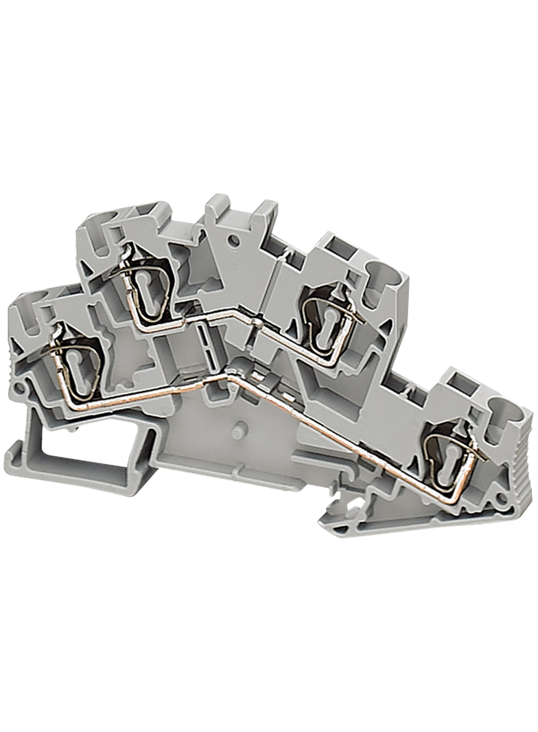 Złączki NSY, zacisk sprężynowy 2 poziomowy 4 punktowy NSYTRR44D