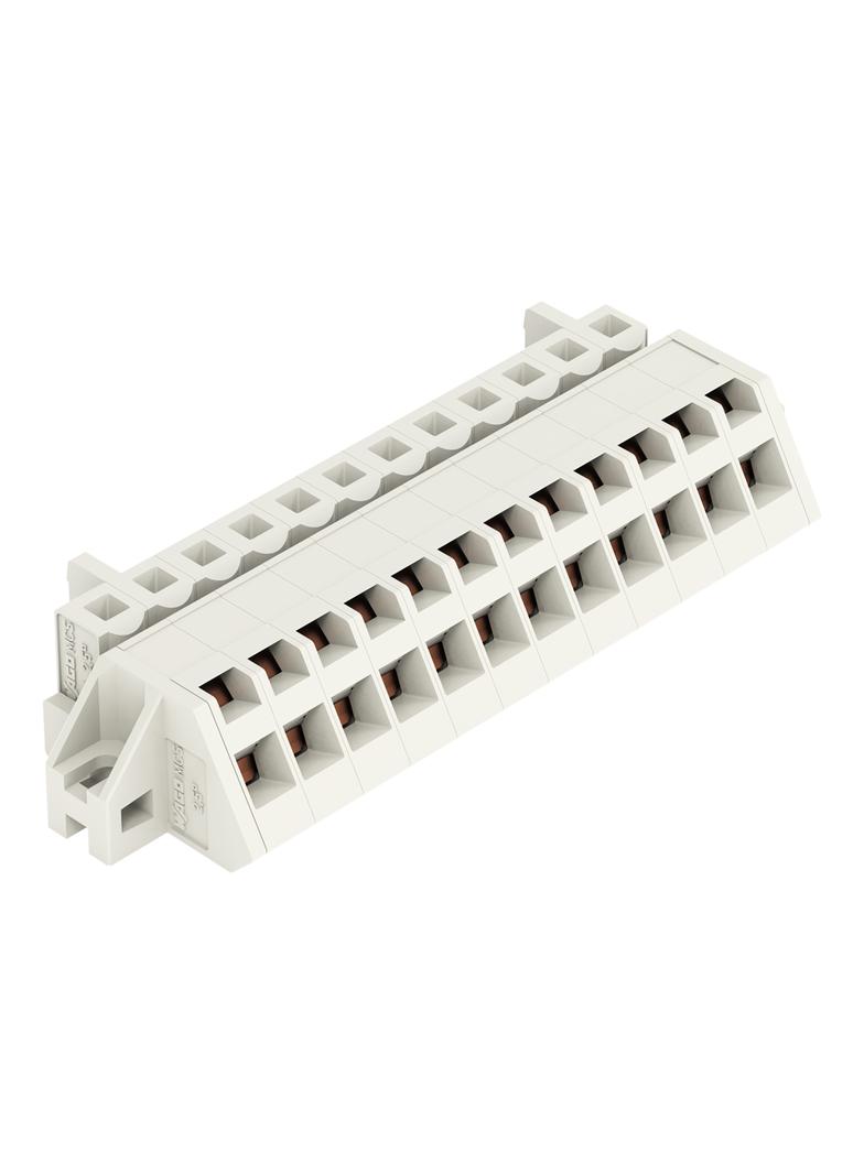 MCS-MIDI Classic gniazdo kątowe 12-bieg. j-szare raster 5 mm /25szt./ WAGO