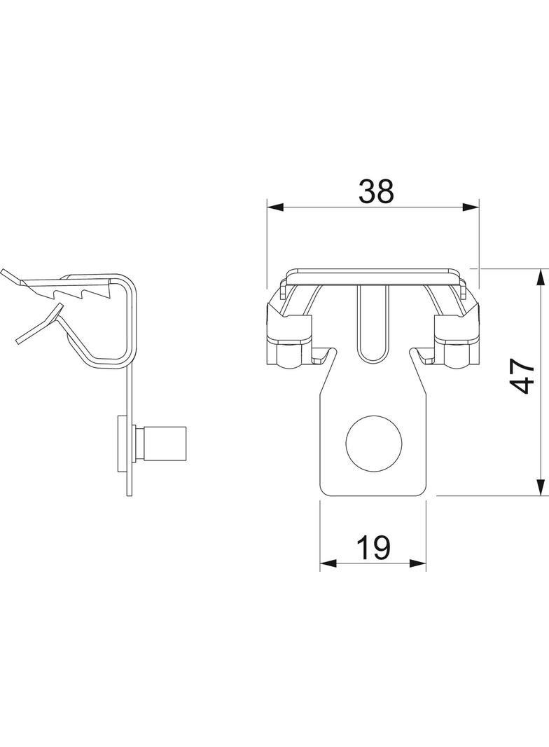 BCVTB 14-20 M6, Klamra nośna