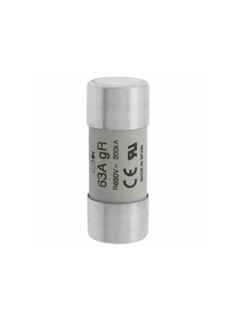 63A 690V AC gR 22X58mm FUSE W/O STRIKER Wkładka szybka 63A AC 690V 22x58 gR IEC UL FWP-63G22F EATON