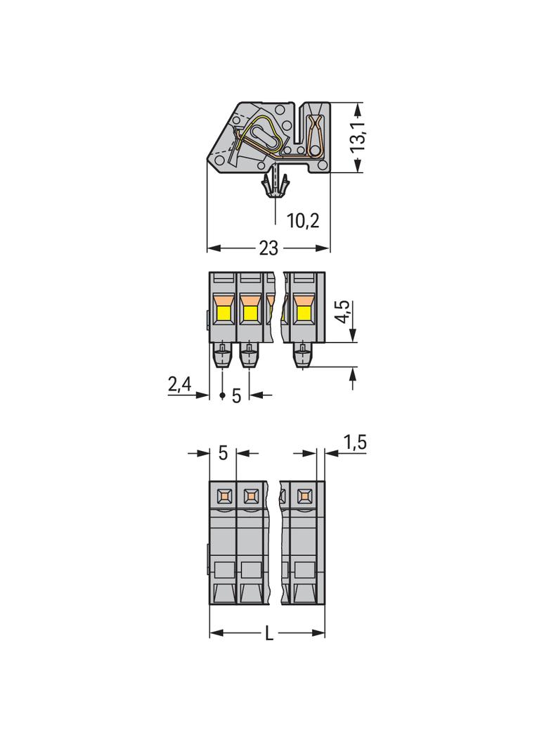 1-przewodowe gniazdo