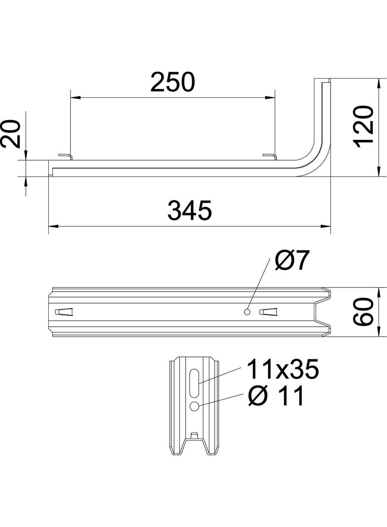 TPSAG/345, WYSIĘGNIK KOR.SIATK.TPSAG/345 FS