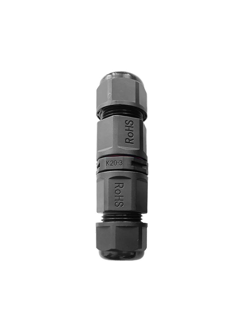 Konektor kablowy prosty z szybkozłączką IP68, 3x4mm2, 400V/20A