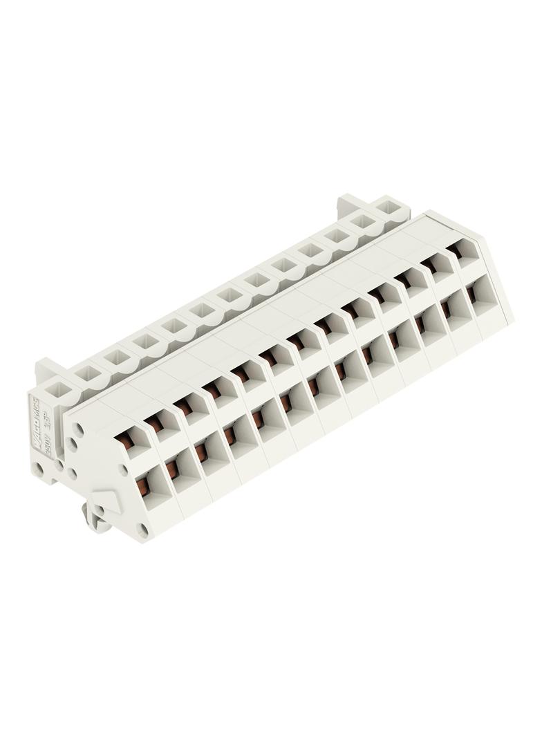 Gniazdo MCS‑MIDI Classic kątowe 13‑biegunowe jasnoszare raster 5mm 721‑313/008‑000 /25szt./ WAGO