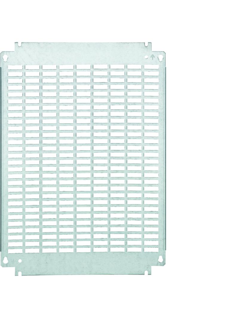 orion+ system CPłyta montażowa metalowa (perforowana) 343x630mm FL476A HAGER